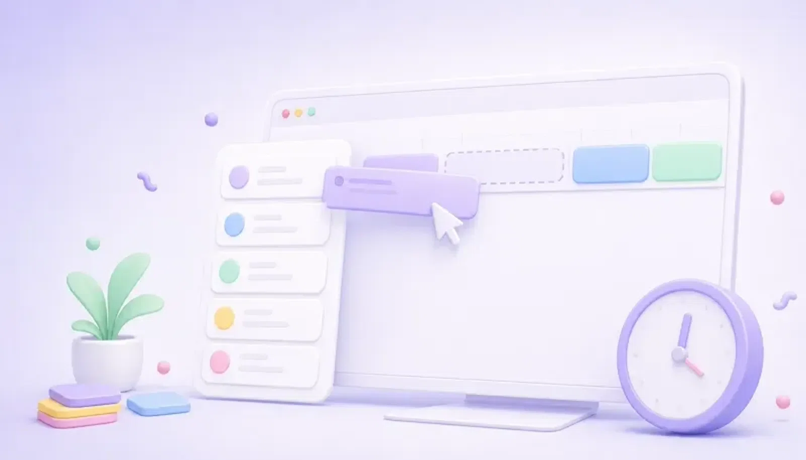 Задачи из Apple Reminders перетаскиваются в таймлайн тайм-блокинга в строке меню Mac